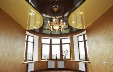 Двухуровневый натяжные потолки 2