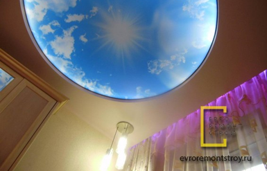 Натяжные потолки с подсветкой