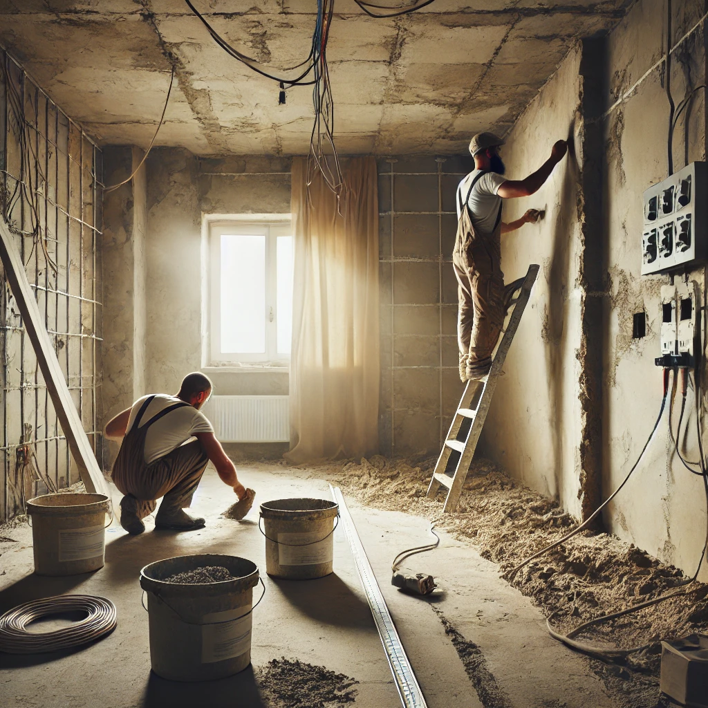 Черновая отделка: важные этапы и советы по выбору материалов